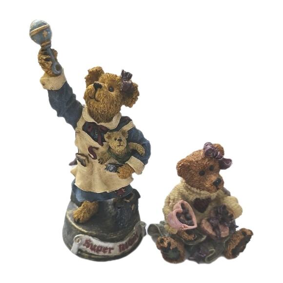 Ima Mom Sweat Pea & Bailey Hearts Desire Boyds Bears and Friends 2002 & 1995 - Picture 7 of 16